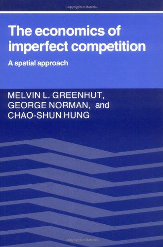 Cover for The economics of imperfect competition