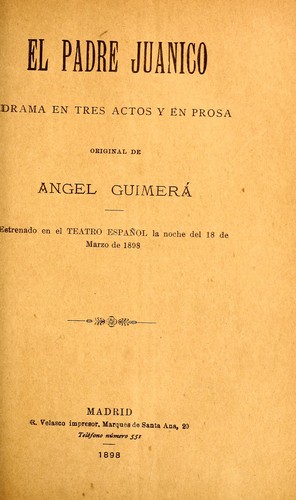 Cover for El padre Juanico