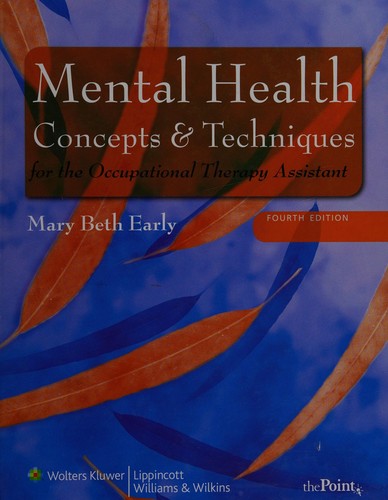 Cover for Mental Health Concepts and Techniques for the Occupational Therapy Assistant