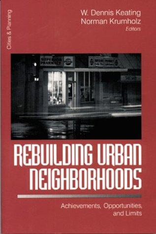 Cover for Rebuilding Urban Neighborhoods