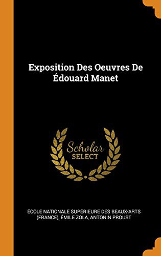 Cover for Exposition Des Oeuvres de Édouard Manet