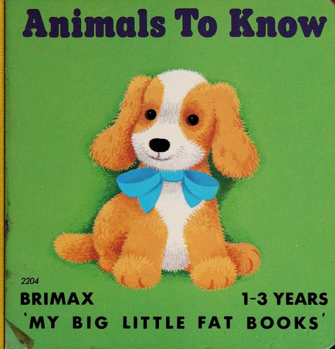 Cover for Animals to know