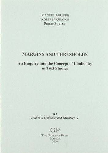 Cover for Margins and Thresholds (Studies in Liminality & Literature)