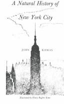 Cover for A natural history of New York City