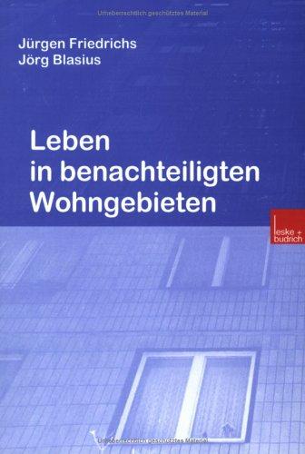 Cover for Leben in benachteiligten Wohngebieten.