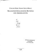 Cover for Religionsethnologische Beiträge zur Amerikanistik