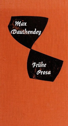 Cover for Frühe Prosa