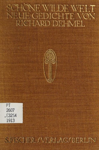Cover for Schone wilde Welt