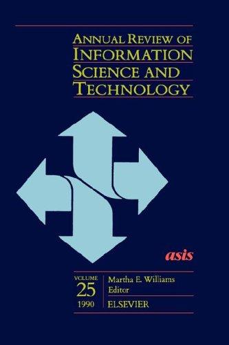 Cover for Annual Review of Information Science and Technology