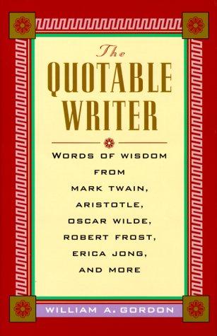 Cover for The quotable writer