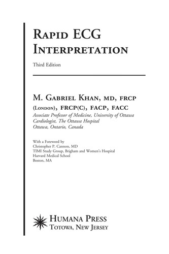 Cover for Rapid ECG Interpretation