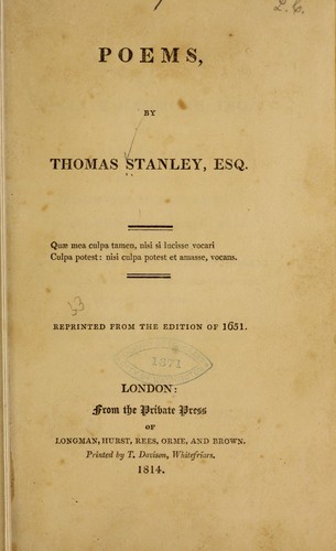 Cover for Poems