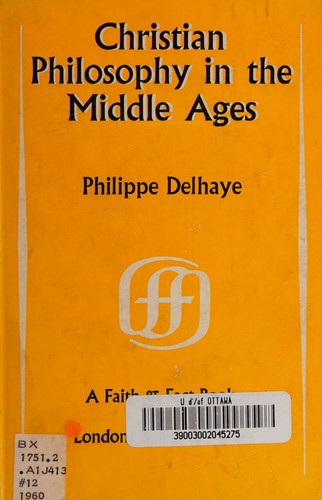 Cover for Christian philosophy in the middle ages