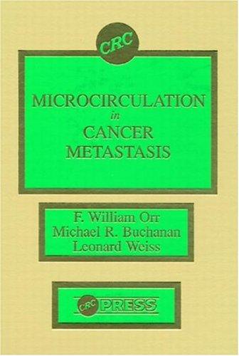 Cover for Microcirculation in cancer metastasis