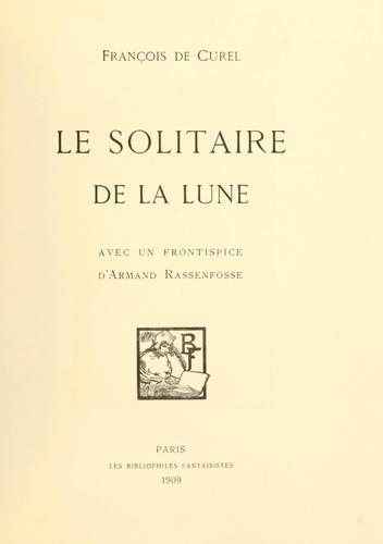 Cover for solitaire de la lune.
