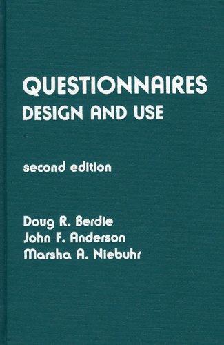 Cover for Questionnaires
