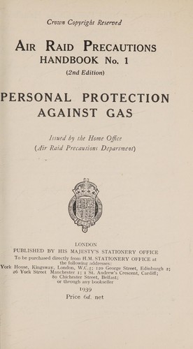 Cover for Personal protection against gas