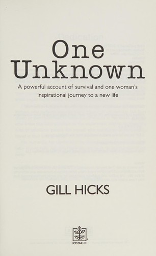 Cover for One unknown