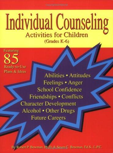 Cover for Individual Counseling Activities for Children