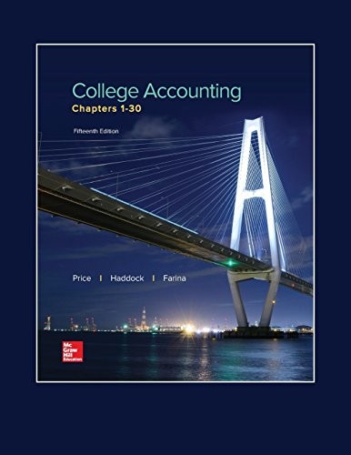 Cover for Loose Leaf College Accounting Chapters 1-30