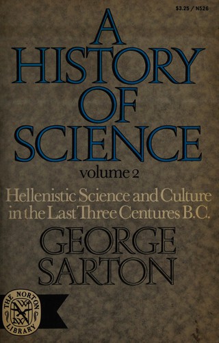 Cover for A history of science