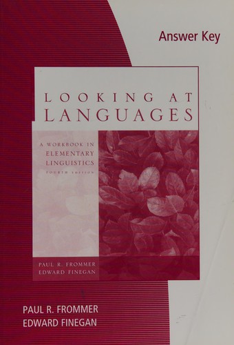 Cover for Answer key