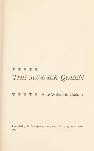 Cover for The summer queen.