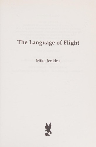 Cover for The language of flight