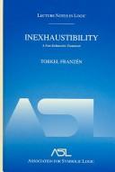 Cover for Inexhaustability