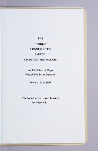 Cover for The world constructed