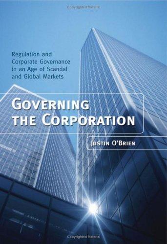 Cover for Governing the Corporation