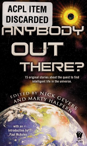 Cover for Is anybody out there?