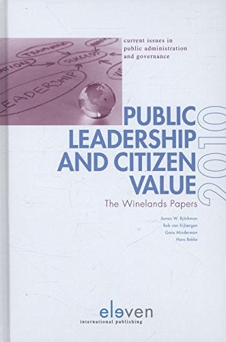 Cover for Public leadership and citizen value