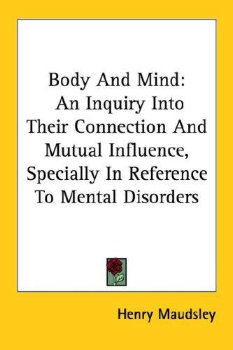 Cover for Body And Mind