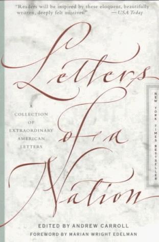 Cover for Letters of a nation