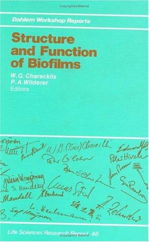 Cover for Structure and Function of Biofilms