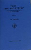 Cover for Faith, hope and worship