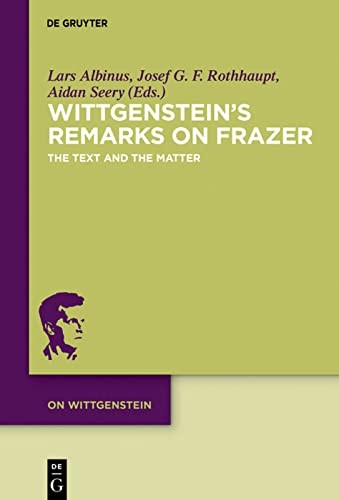 Cover for Wittgenstein's Remarks on Frazer