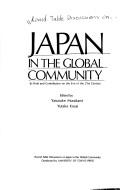 Cover for Japan in the global community