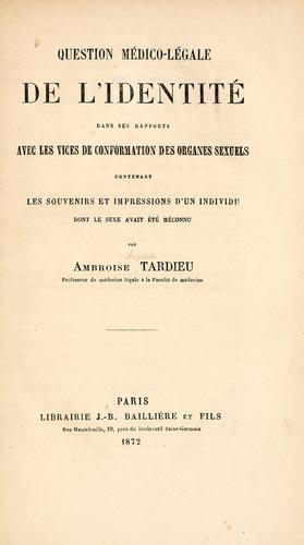Cover for Question mico-lale de l'identit