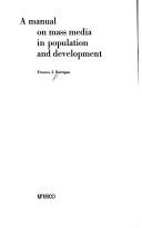 Cover for A manual on mass media in population and development