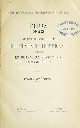 Cover for Phōs