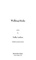 Cover for Walking Sticks (Poems)