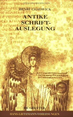 Cover for Antike Schriftauslegung