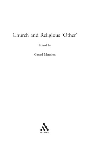 Cover for Church and religious 'other'