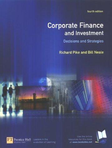 Cover for Corporate Finance & Investment