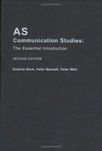 Cover for AS communication studies