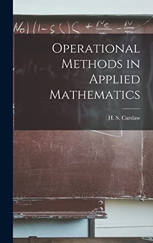 Cover for Operational Methods in Applied Mathematics