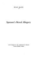 Cover for Spenser's moral allegory