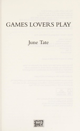 Cover for Games lovers play